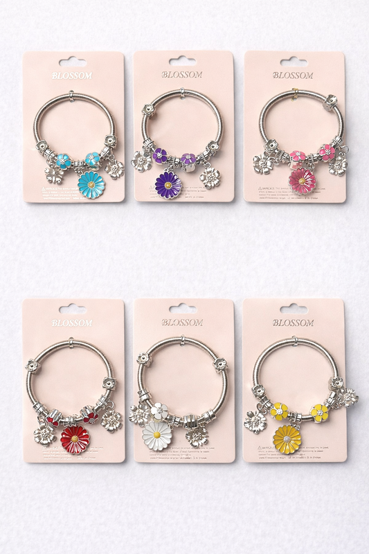 Tiny Blossom Charm Bracelet
